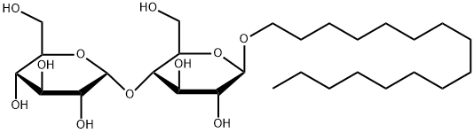 十六烷基-Β-D-麦芽糖苷 结构式