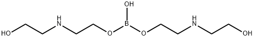 7-hydroxy-6,8-dioxa-3,11-diaza-7-boratridecane-1,13-diol 结构式