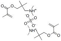bis[[3-(methacryloyloxy)-2,2-dimethylpropyl]dimethylammonium] sulphate Structure
