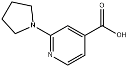 2-ピロリジン-1-イルイソニコチン酸1.5水和物 化学構造式