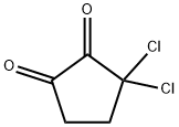 1,2-Cyclopentanedione,  3,3-dichloro- 结构式