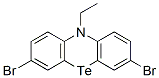 3,7-dibromo-10-ethyl-phenotellurazine Structure
