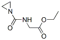 Glycine, n-(1-aziridinylcarbonyl)-, ethyl ester Struktur