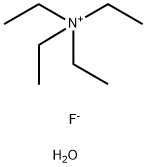 四乙基氟化铵水合物, 98330-04-2, 结构式