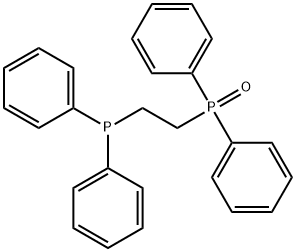 1,2-ビス(ジフェニルホスフィノ)エタンモノオキシド 化学構造式