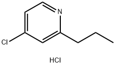 4-氯-2-丙基吡啶单盐酸盐 结构式