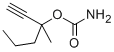 1-Hexyn-3-ol,3-methyl-,carbamate(9CI) 结构式
