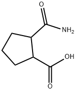 Cyclopentanecarboxylic acid, 2-(aminocarbonyl)- (9CI) 结构式