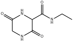 2-Piperazinecarboxamide,N-ethyl-3,6-dioxo-(6CI) 结构式