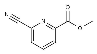 6-氰基吡啶-2-羧酸甲酯, 98436-83-0, 结构式