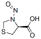 4-Thiazolidinecarboxylicacid,3-nitroso-,(S)-(9CI) Structure
