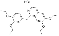 ethaverine hydrochloride Struktur