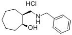 CIS-2-BENZYLAMINOMETHYL-1-CYCLOHEPTANOL HYDROCHLORIDE Structure