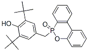 10-(3,5-二叔丁基-4-羟基苄基)-9,10-二氢-9-氧杂-10-磷杂菲-10-氧化物 结构式