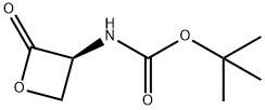 N-(叔丁氧羰基)-L-丝氨酸-Β-内酯, 98541-64-1, 结构式