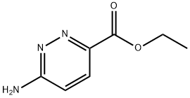 3-PYRIDAZINECARBOXYLIC ACID, 6-AMINO-, ETHYL ESTER Structure