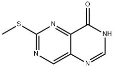 6-甲硫基嘧啶并[5,4-D]嘧啶-4(1H)-酮 结构式
