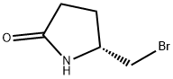 (R)-5-溴甲基-2-吡咯烷酮, 98612-60-3, 结构式