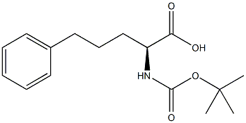 Boc-L-2-Amino-5-phenyl-pentanoic acid Structure