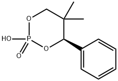 (4R)-2-羟基-5,5-二甲基-4-苯基-1,3,2-二噁磷己环 2-氧化物 结构式