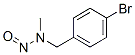 (4-溴苄基)甲基亚硝胺 结构式