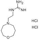 4-(2-Guanidinoethyl)-perhydro-1,5-oxazocine dihydrochloride 结构式