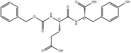 Z-甘氨酰酪氨酸 结构式
