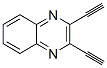 2,3-ジエチニルキノキサリン 化学構造式