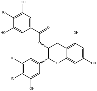 (-)-Epigallocatechin gallate Struktur