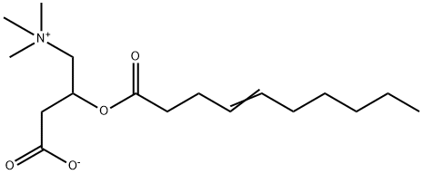 cis-4-Decenoyl carnitine 结构式