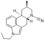 6-CYANO-1-PROPYL-6-NORFESTUCLAVINE 结构式