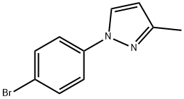 1-(4-BROMOPHENYL)-3-METHYLPYRAZOLE 结构式