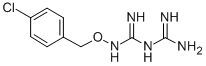 4-Chlorobenzyloxybiguanide 结构式