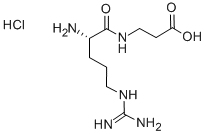 ARG-BETA-ALA HYDROCHLORIDE 结构式