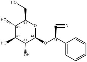 野黑樱苷, 99-18-3, 结构式
