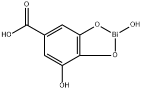 碱性没食子酸铋, 99-26-3, 结构式