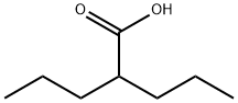 2-Propylpentanoic acid Struktur