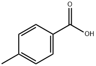 p-Toluic acid Struktur