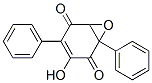 3-Hydroxy-1,4-diphenyl-7-oxabicyclo[4.1.0]hept-3-ene-2,5-dione Structure
