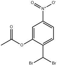 2-(dibroMoMethyl)-5-nitrophenyl acetate Structure