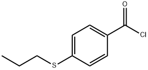 Benzoyl chloride, 4-(propylthio)- (9CI) 结构式