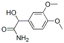 Benzeneacetamide,  -alpha--hydroxy-3,4-dimethoxy- Structure