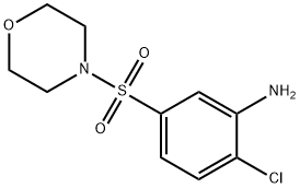 2-氯-5-(吗啉-4-磺酰基)苯胺 结构式