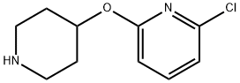 2-氯-6-(哌啶-4基氧代)-吡啶 结构式