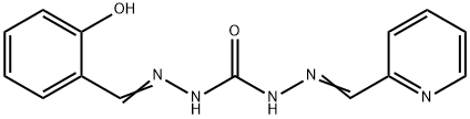 1-(2-Pyridylmethyleneamino)-3-(salicylideneamino)urea Structure