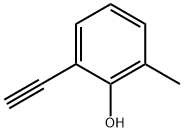 2-乙炔基-6-甲基苯酚 结构式