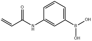 3-アクリルアミドベンゼンボロン酸 化学構造式