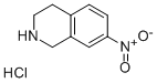 7-硝基-1,2,3,4-四氢异喹啉盐酸盐, 99365-69-2, 结构式