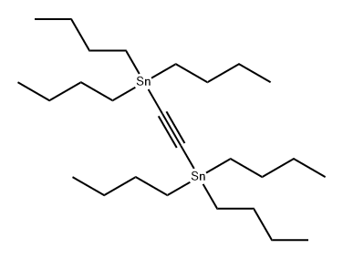二(三正丁基甲锡烷基)乙炔 结构式