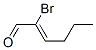 2-BROMO-2-HEXENAL 结构式